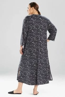 Wild Instinct Caftan 25 Wild Instinct Caftan -Natori Sales Shop Wild Instinct Caftan Charcoal Animal by N Natori 4 39698.1628262504