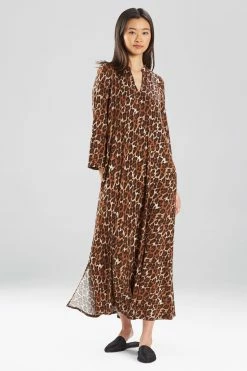 Wild Instinct Caftan 26 Wild Instinct Caftan -Natori Sales Shop Wild Instinct Caftan Natural Combo by N Natori 36700.1628262509