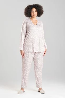 Wild Instinct Cozy PJ -Natori Sales Shop Wild Instinct Cozy PJ Velvet Mink by N Natori 3 54206.1657055462