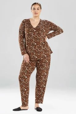 Wild Instinct Cozy PJ -Natori Sales Shop Wild Instinct Leggings Natural Combo by N Natori 3 44718.1628462605