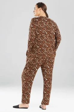 Wild Instinct Cozy PJ -Natori Sales Shop Wild Instinct Leggings Natural Combo by N Natori 4 05813.1628462606