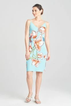 Wild Poppy Slip -Natori Sales Shop Wild Poppy Slip Sea Glass by Natori 45416.1674586742