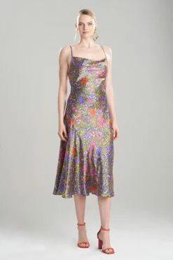 Yasugi Charmeuse Silk Cowl Gown -Natori Sales Shop Yasugi Charmeuse Silk Gown Citrine by JN 82491.1689699865