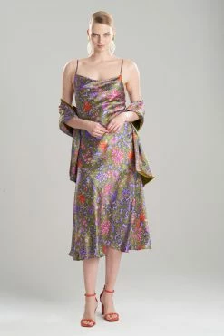 Yasugi Charmeuse Silk Scarf -Natori Sales Shop Yasugi Charmeuse Silk Scarf Citrine by JN 2 41327.1658937120