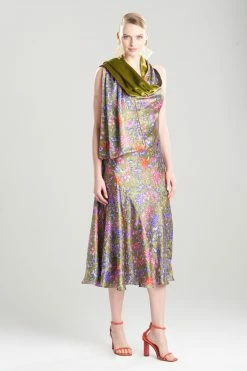 Yasugi Charmeuse Silk Scarf -Natori Sales Shop Yasugi Charmeuse Silk Scarf Citrine by JN 52000.1658937212