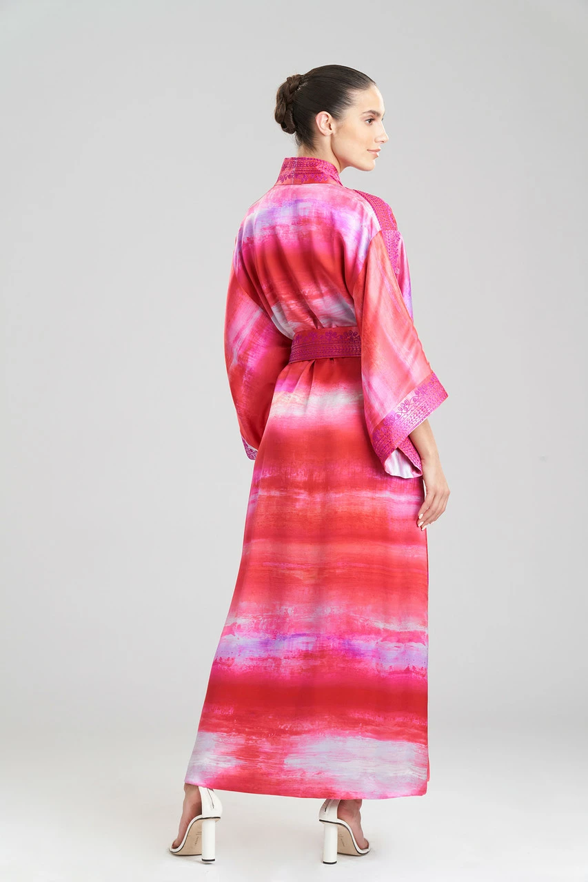 Yoriko Embroidery Silk Robe 2 Yoriko Embroidery Silk Robe - Image 2