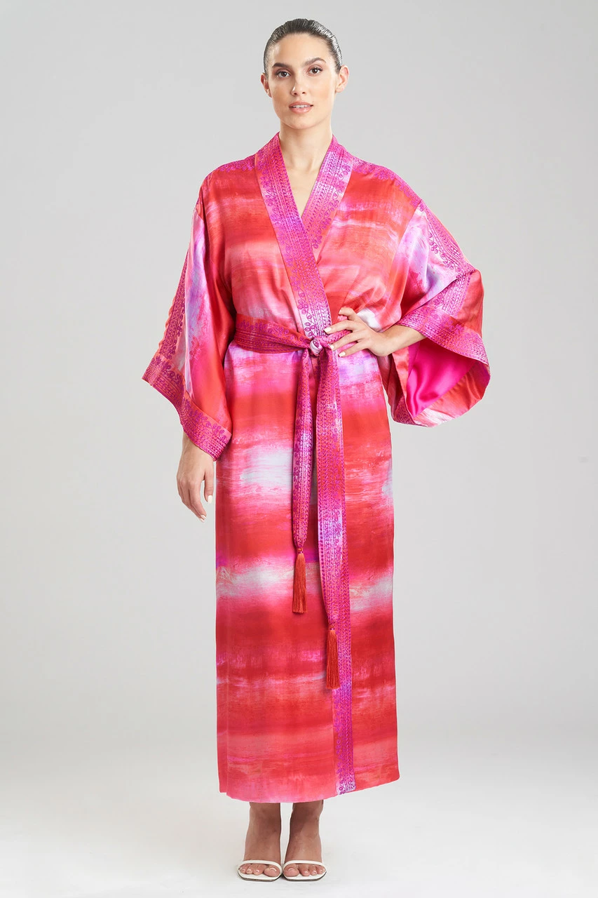 Yoriko Embroidery Silk Robe 1 Yoriko Embroidery Silk Robe