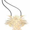 Hammered Brass Dragon Head Necklace