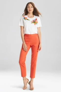 Cotton Twill Ankle Pants -Natori Sales Shop api8g7juv 66577.1580855910