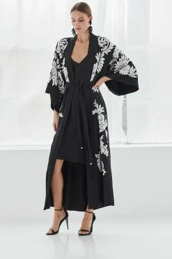 Couture Mantilla Scroll Embroidery Robe -Natori Sales Shop api9nrsqa 32926.1580855907