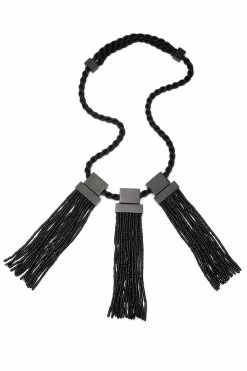 Horn Fringe Necklace