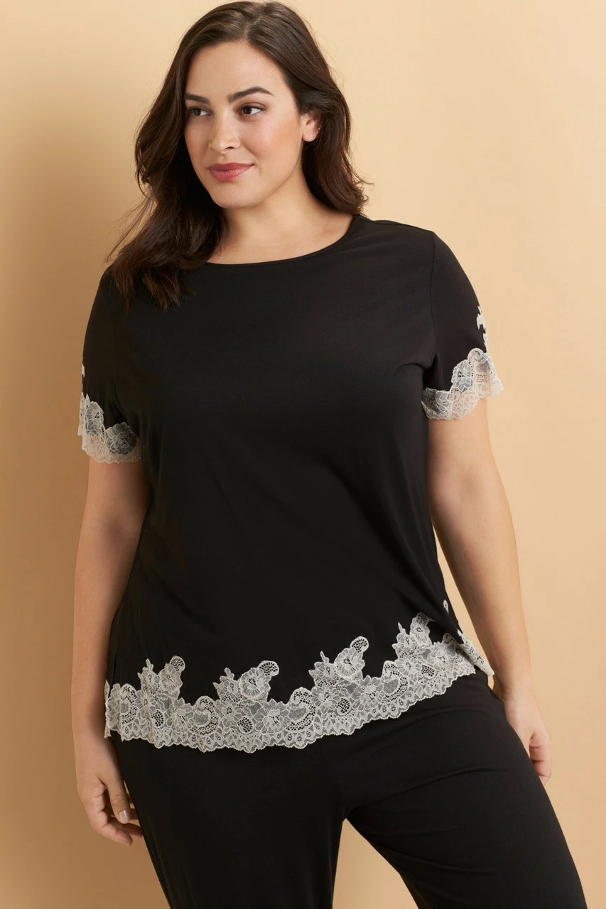 Luxe Shangri-La TENCEL™ Short Sleeve PJ Basics 11 Luxe Shangri-La TENCEL™ Short Sleeve PJ Basics - Image 11