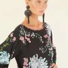 Couture Chrystanthemum Beaded Top