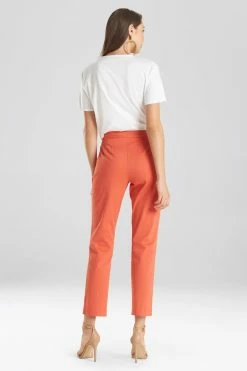 Cotton Twill Ankle Pants -Natori Sales Shop apifx1wzl 18435.1580855909