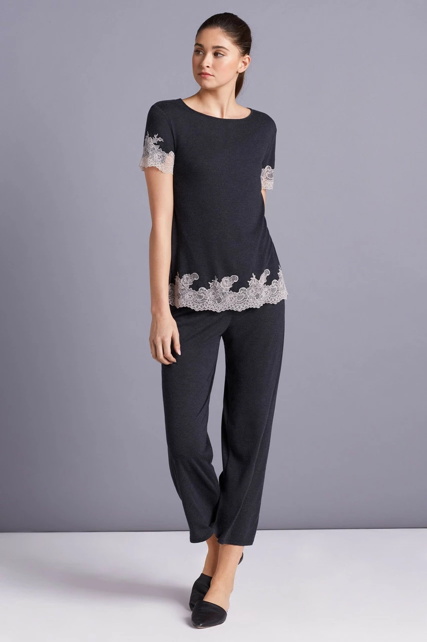 Luxe Shangri-La TENCEL™ Short Sleeve PJ Basics 3 Luxe Shangri-La TENCEL™ Short Sleeve PJ Basics - Image 3