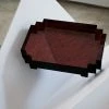 Lacquer Curved Tray With Tapered Edges