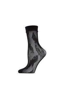 Plume Net Crew Socks
