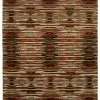 Dynasty- Ethnic Ikat Dark Tones Rug