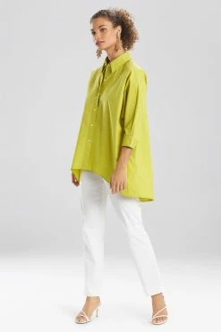 Cotton Poplin Oversized Top -Natori Sales Shop apinaibkh 43979.1592360737