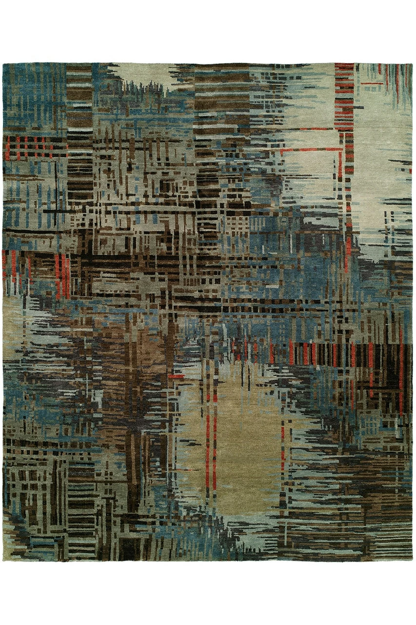 Dynasty- Abstract Plaid Rug 1 Dynasty- Abstract Plaid Rug