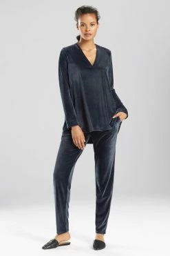 Velour Long Sleeve Top