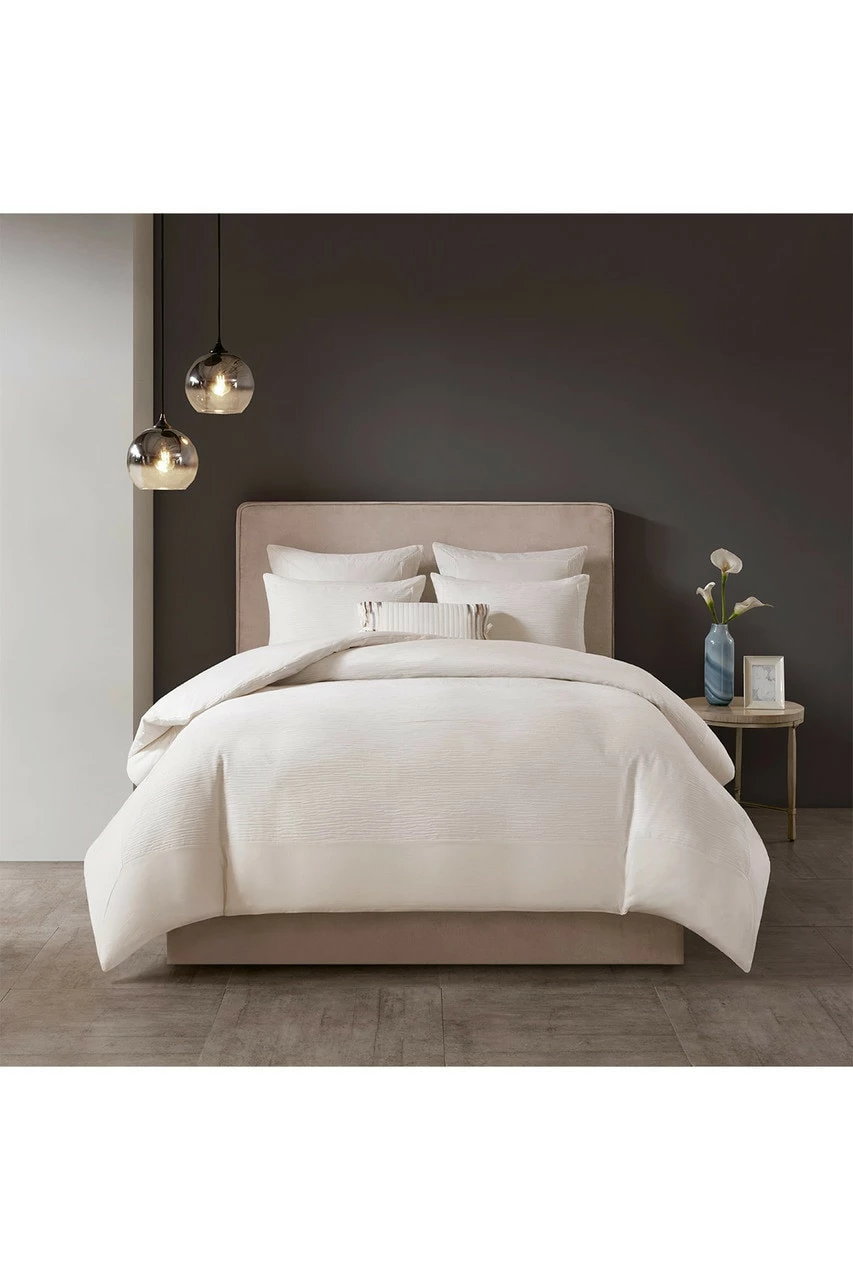 Hanae White Comforter Set 1 Hanae White Comforter Set