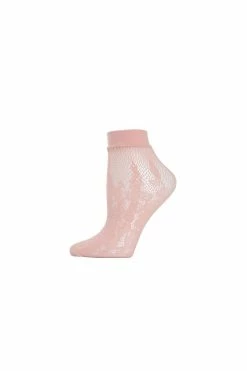 Floral Burnout Net Shortie Socks -Natori Sales Shop apitvicyz 41571.1670602336