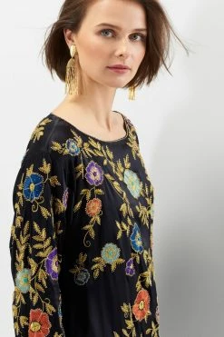 Couture Beaded Floral Tunic -Natori Sales Shop apiuuxlr3 91006.1580855854