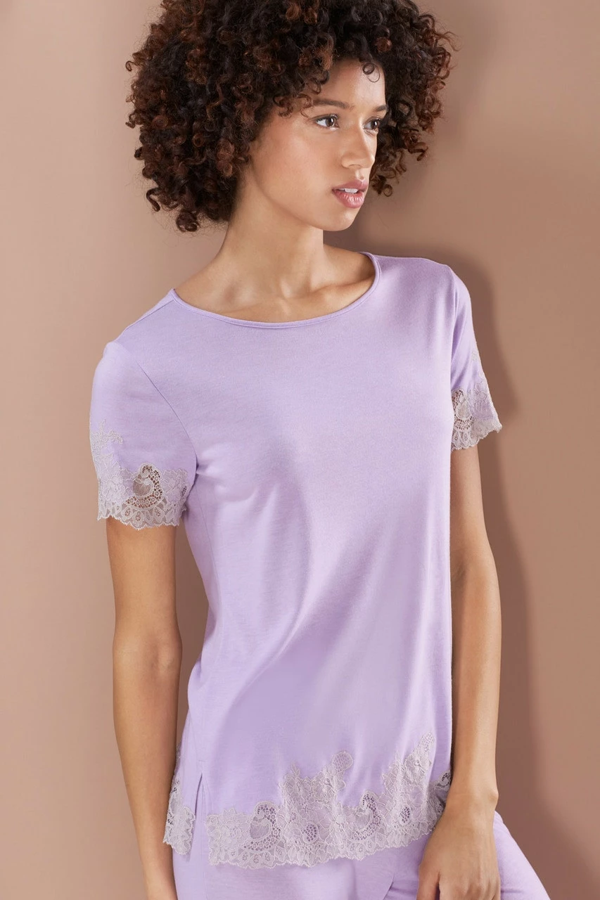 Luxe Shangri-La TENCEL™ Short Sleeve PJ Basics 6 Luxe Shangri-La TENCEL™ Short Sleeve PJ Basics - Image 6
