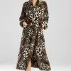 Plush Leopard Robe