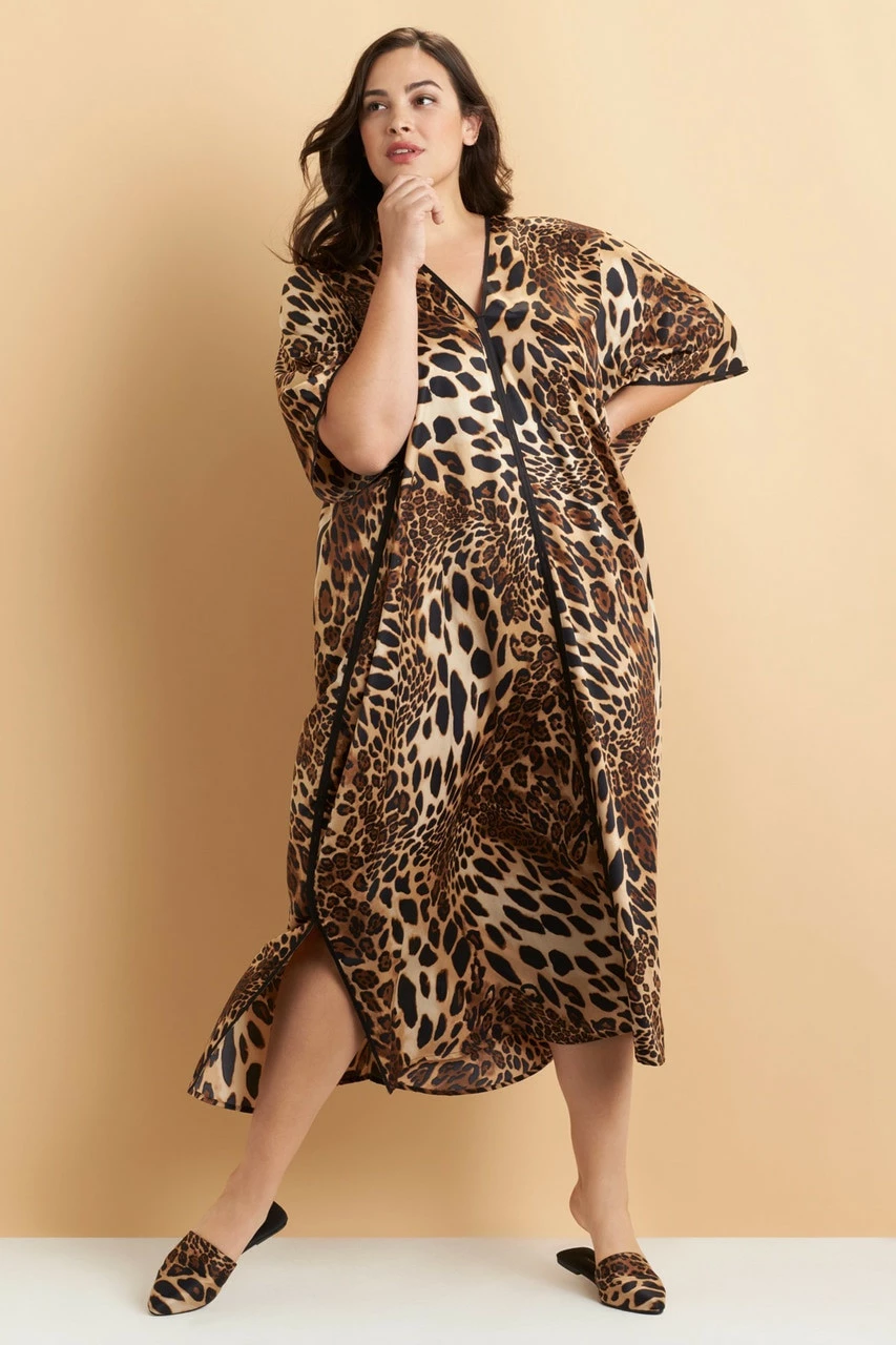 Luxe Leopard Caftan 4 Luxe Leopard Caftan - Image 4