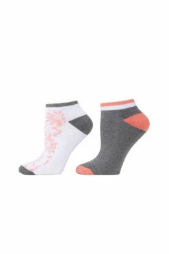 Abstract Floral Socks - 2 Pair Pack