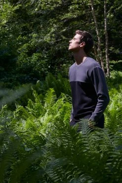 Isamu Brushed Fleece Pullover Sweatshirt -Natori Sales Shop natori men fall 210504 04547.1634940166