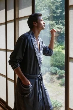 Kasem Comfort Velour Shaw Collar Robe -Natori Sales Shop natori men fall 210572 73412.1637695253