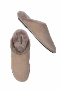 Cuddle Genuine Reverse Shearling Slipper Slide -Natori Sales Shop shoes for ecom19 75134.1631305806