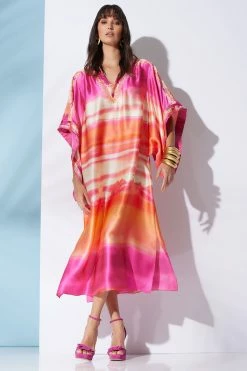 Couture Minako Embroidered Drop Sleeve Silk Caftan -Natori Sales Shop shot 43 3195 Recovered 56229.1670952343