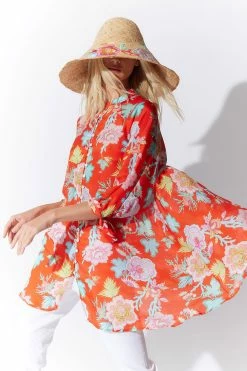 Amanpulo Obi Silk Oversized Top -Natori Sales Shop shot 6 425 68084.1682699692